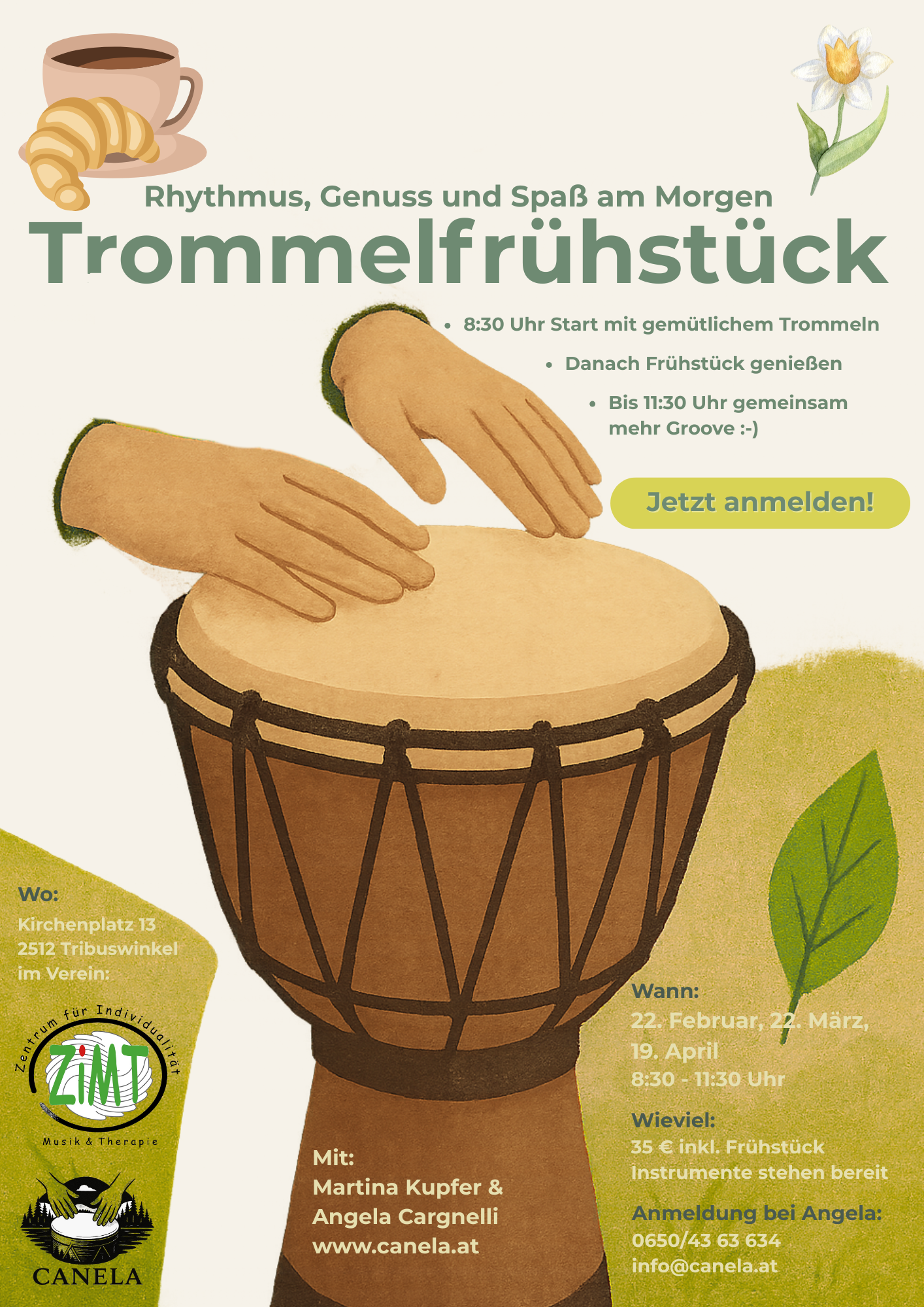 trommelfrühstück zimt frühjahr 2026